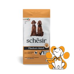 Schesir Dog Medium, Chicken 12kg, Hranu Za Odrasle Pse Srednjih Rasa