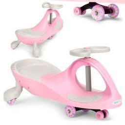 Ecotoys Wiggle guralica za decu led točkovi pink ( YM-SW-1 PINK )