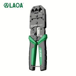 LAOA LA194567 profesionalni alat za krimpovanje RJ45/RJ11/RJ12 mrežnih kablova industrijskog kvaliteta CAT5/5E/6/7 kategorija kablova