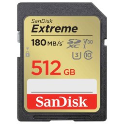 SanDisk SDXC 512GB Extreme 180MB/s