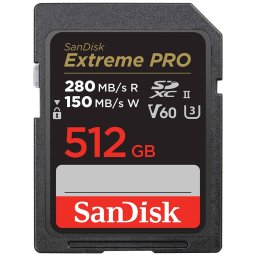 SanDisk SDXC 512GB Extreme Pro 280MB/s