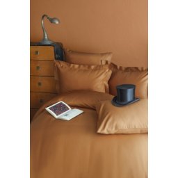 Dekordom posteljina issimo saten family - simply satin - terra cotta ( 042460 )