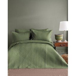 Dekordom prekrivač set issimo double - simply satin - forest green ( 040691 )