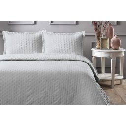 Dekordom prekrivač trattino 200x220 - grey ( 023764 )