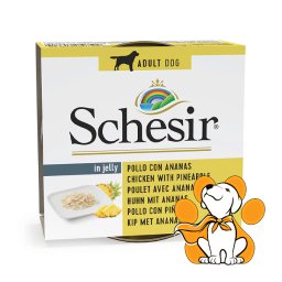 Schesir Dog Chicken With Pineapple 150g, Piletina Sa Komadićma Ananasa