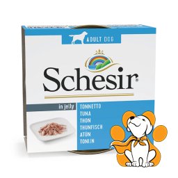 Schesir Dog Tuna In Jelly 150g, Ukusna Vlažna Hrana Za Odrasle Pse Sa Tunom