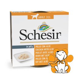 Schesir Dog Chicken With Aloe 150g, Vlažna Hrana Namenjena Ishrani Odraslih Pasa