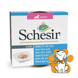 Schesir Puppy Tuna Wih Aloe 150g, Vlažna Hrana Za Štence Sa Tunom i Alojom