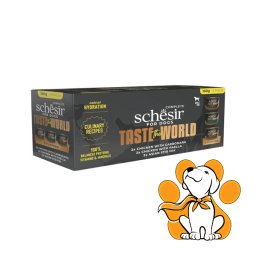 Schesir Dog Taste The World Multipack 6X150g, Vlažna Hrana Za Pse