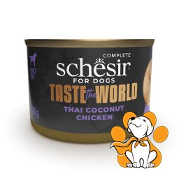Schesir Dog Taste The World Thai Coconut Chicken 150g, Vlažna Hrana Za Pse