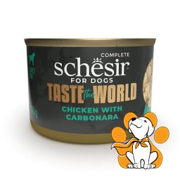 Schesir Dog Taste The World Chicken With Carbonara 150g, Vlažna Hrana Za Pse