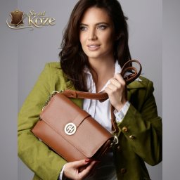 Camel casual ženska kožna torba Spring