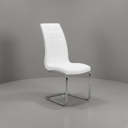 Trpezarijska stolica DC865 Noge hrom / Bela 590x430x1040 mm ( 779-057 )