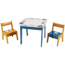 Kinder home dvostrani dečiji sto sa 2 stolice šareni ( TF-6059 )