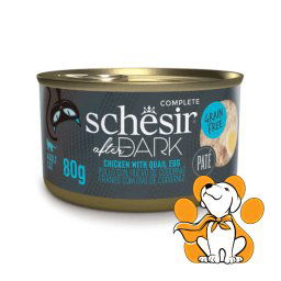Schesir After Dark Chicken With Quail Egg Pate 80g, Piletina i Prepeličije Jaje
