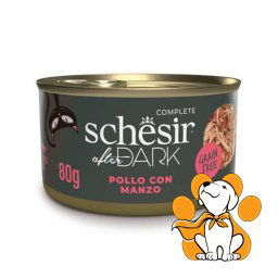 Schesir After Dark Chicken With Beef 80g, Vlažna Hrana sa Piletinom i Govedinom