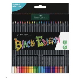 FABER-CASTELL DRVENE BOJICE 1/24 BLACK EDITION
