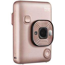 FUJIFILM INSTAX Mini LiPlay Hybrid Instant Camera (Blush Gold)