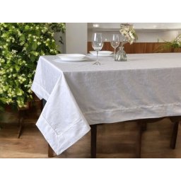 Stolnjak Granada Bela boja 160x250cm ( VLK000491-granadabelaboja )