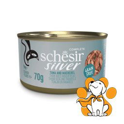 Schesir Silver Tuna and Mackerel 70g, Vlažna Hrana Sa Tunom i Skušom