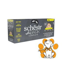 Schesir After Dark Pate Multipack Mix 12x80g, Četiri Različite Vrste Obroka