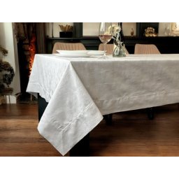 Stolnjak Gizem Bela boja 160x220cm ( VLK000490-gizembelaboja )