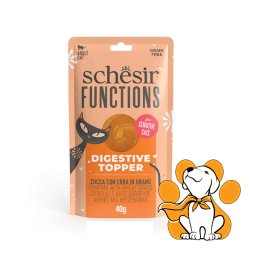 Schesir Functions Digestive Topper Pumpkin With Wheat Grass 40g, Dodatak Ishrani