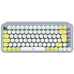 Logitech tastatura Pop Keys Daydream bela, ljubičasta US 920-010736