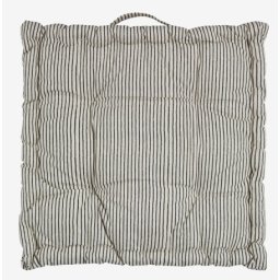 Jastuk za stolicu futon 40x40x7 cm bež/crna