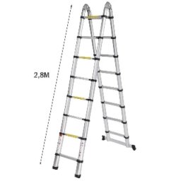 Duple aluminijumske teleskopske merdevine 2,8+2,8 ( 777 )