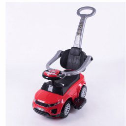 Guralica za decu Sport Car Red sa ručkom za guranje