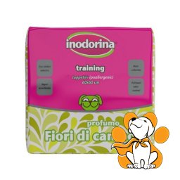 Inodorina Training Pads Flower Parfume, Prostirke Za Štence 60x60cm, 10 kom