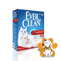 Ever Clean Multiple Cat 10 l, Super Premium Jako Grudvajući Posip Za Mačke
