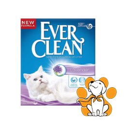Ever Clean Lavender 6 l, Grudvajući Posip Za Mačke Osvežavajućeg Mirisa