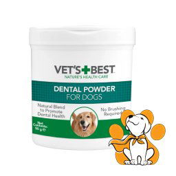 Vet's Best Dental Powder For Dogs 90g, Prah Za Zube Za Pse