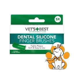 Vet's Best Dental Silikonske Četkice Za Zube, 5 kom