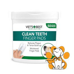 Vet's Best Clean Teeth Finger Pads 50 kom, Dentalne Maramice Za Zube