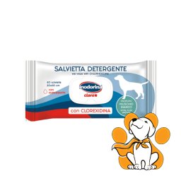 Inodorina Chlorhexidine White Musk 40 kom, Vlažne Maramice Za Pse