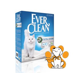 Ever Clean Total Cover 10 l, Posip Za Mačke Od Minerala i Gline Bez Mirisa