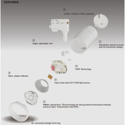 LED ŠINSKI REFLEKTOR * LI4030, MFi, 10W, 3U1 DMB, Beli