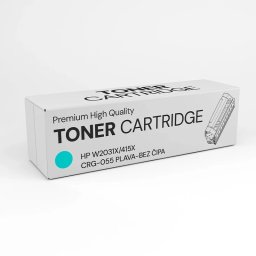 HP W2031X | 415X Cyan plavi Toner Kompatibilni Bez Čipa - XL kapacitet