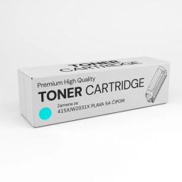 HP W2031X | 415X Cyan plavi Toner Kompatibilni Sa Čipom - XL kapacitet