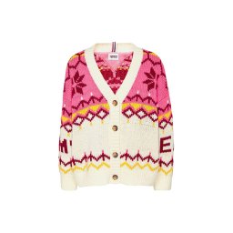 Tommy Jeans Sweater - TJW FAIRISLE CARDIGAN colourful