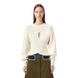 Diesel Sweater - MRHODY KNITWEAR white