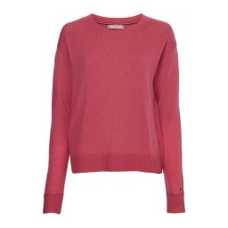 Tommy Hilfiger Sweater - SOFTWOOL C-NK SWEATER pink