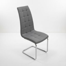 Trpezarijska stolica DC865 Noge hrom/Tamno siva 590x430x1040 mm ( 779-074 )