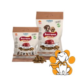 Mediterranean Natural Serrano Dog Liver Flavour 100g,Poslastice u Obliku Koskica