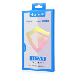 Zastitno staklo Tempered Glass Privacy Teracell Titan 2.5D za iPhone 11 Pro 5.8 crni