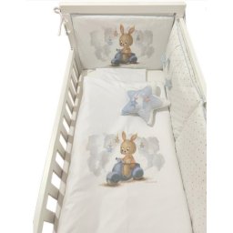 Deksi posteljina "Zeka na motoru" plava ( 3843 )