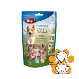 Trixie Dog Premio Fish Chicken Rolls 75g, Ukusne Poslastice Za Pse